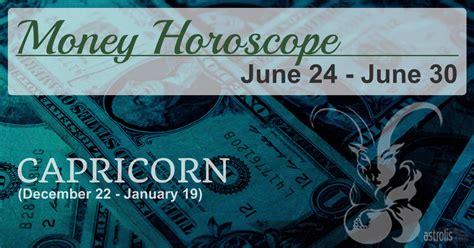 capricorn lucky money days|Capricorn Money Horoscope for the Week of August .
